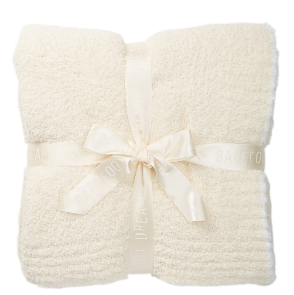 Barefoot Dreams CozyChic Stone blanket - Picture 2 of 4